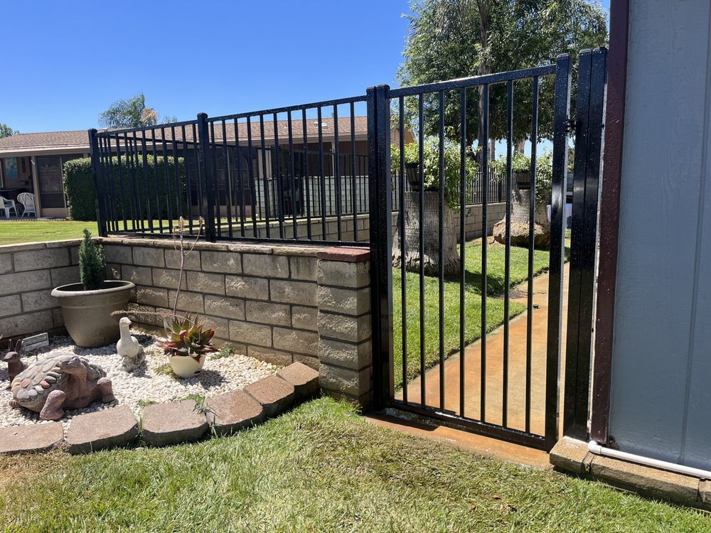Wrought Iron & Gate